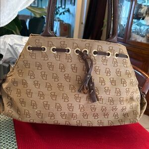 Dooney & Bourke Brown Monogram Tote